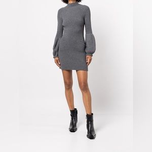 Alexander Wang Mock Neck Knitted Dress